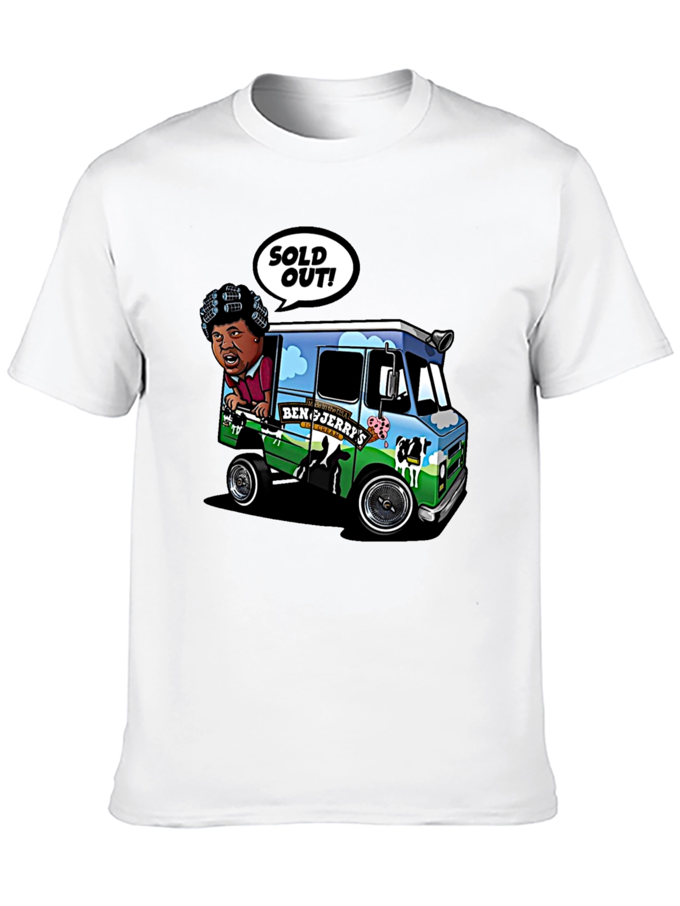 Ben & Jerrys Ice Cream Truck Graphic T-Shirt