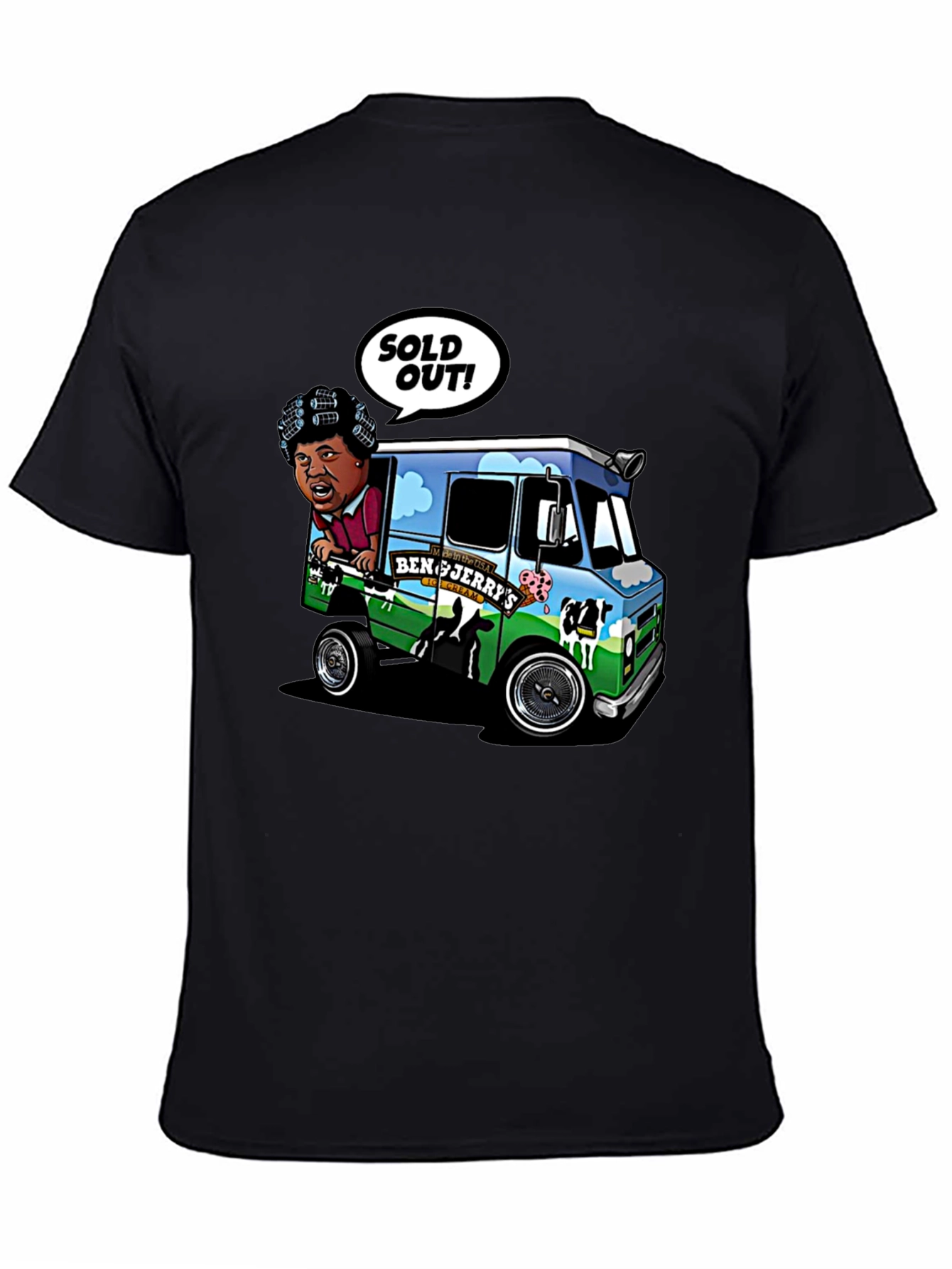 Ben & Jerrys Ice Cream Truck Graphic T-Shirt