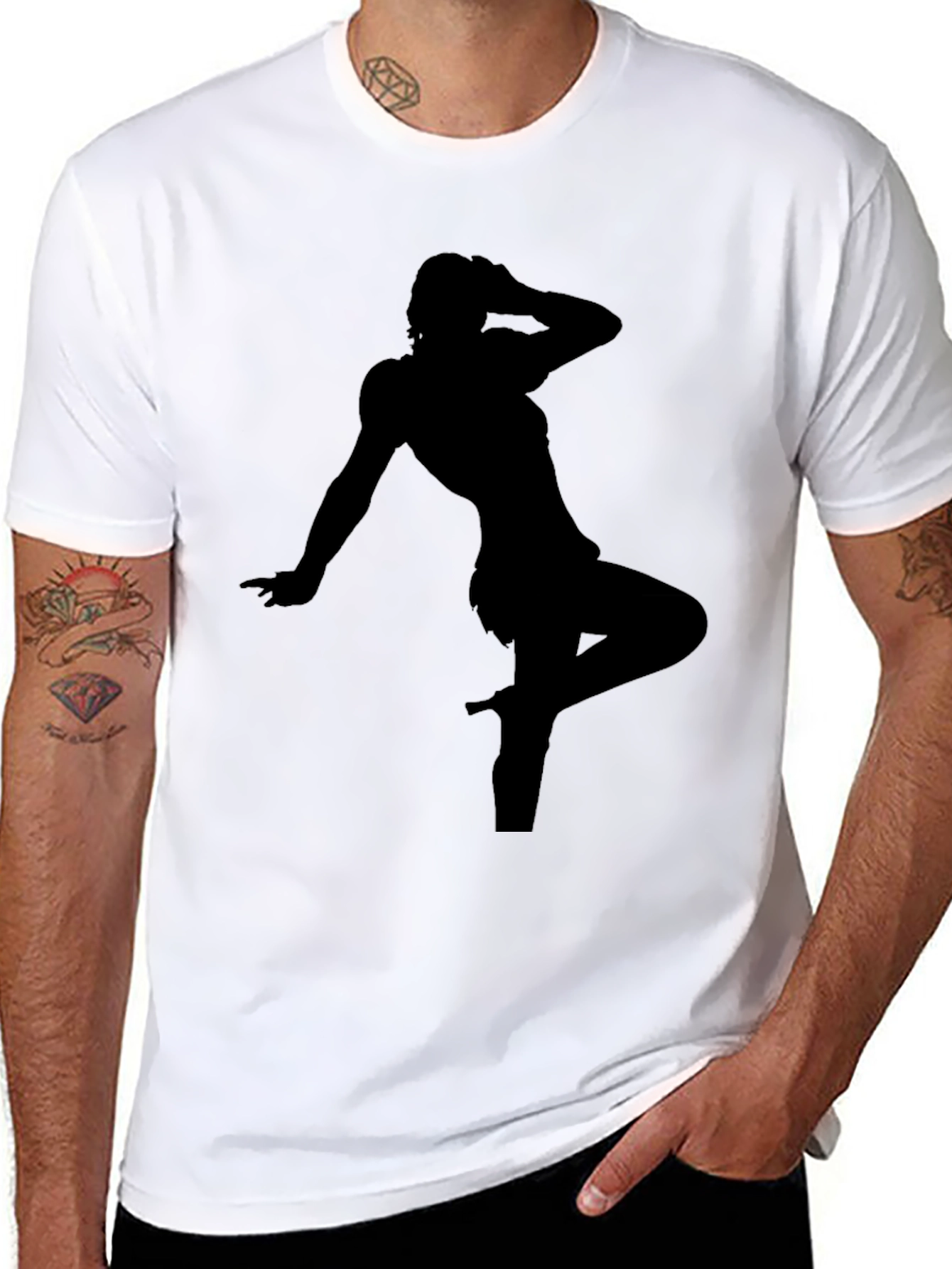 Silhouette Graphic T-Shirt - Modern Style