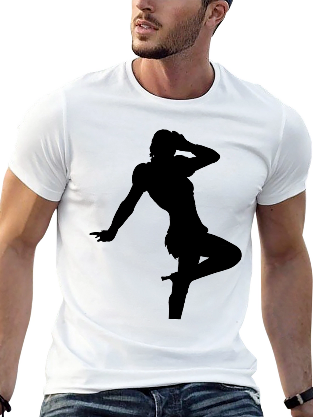 Silhouette Graphic T-Shirt - Modern Style