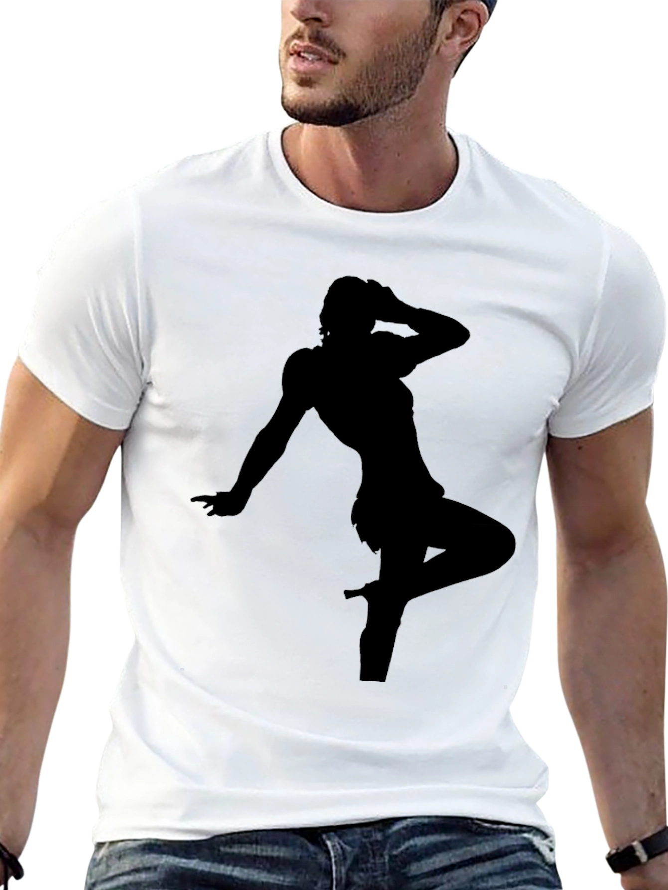 Silhouette Graphic T-Shirt - Modern Style