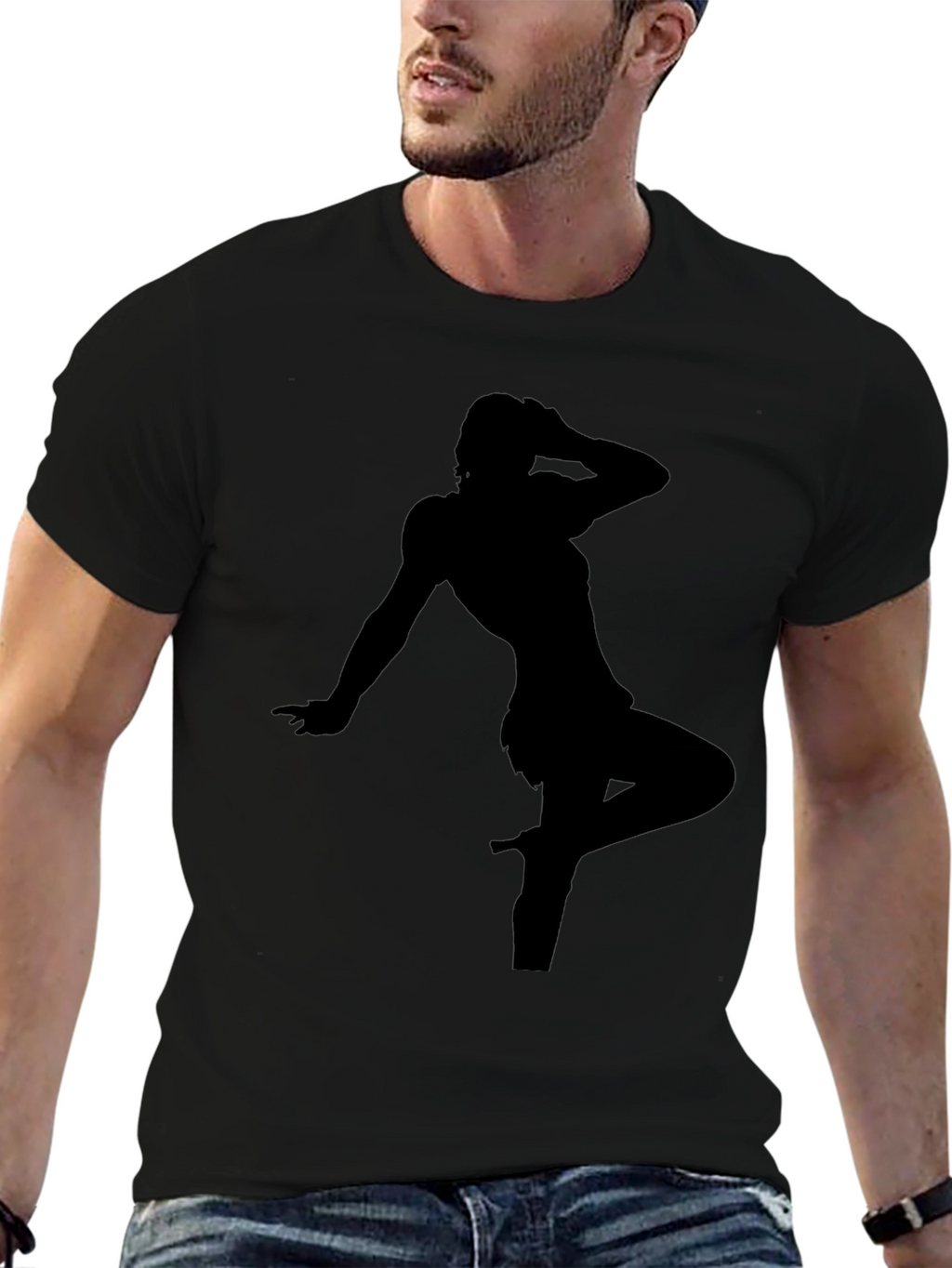 Silhouette Graphic T-Shirt - Modern Style