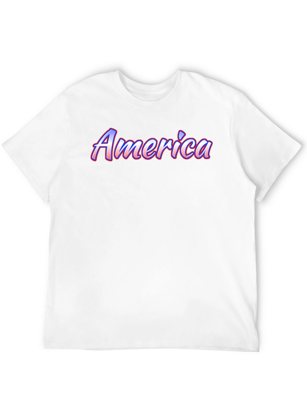 America Graphic Print Black T-Shirt