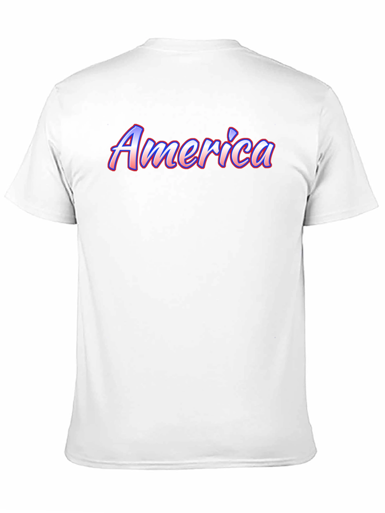 America Graphic Print Black T-Shirt