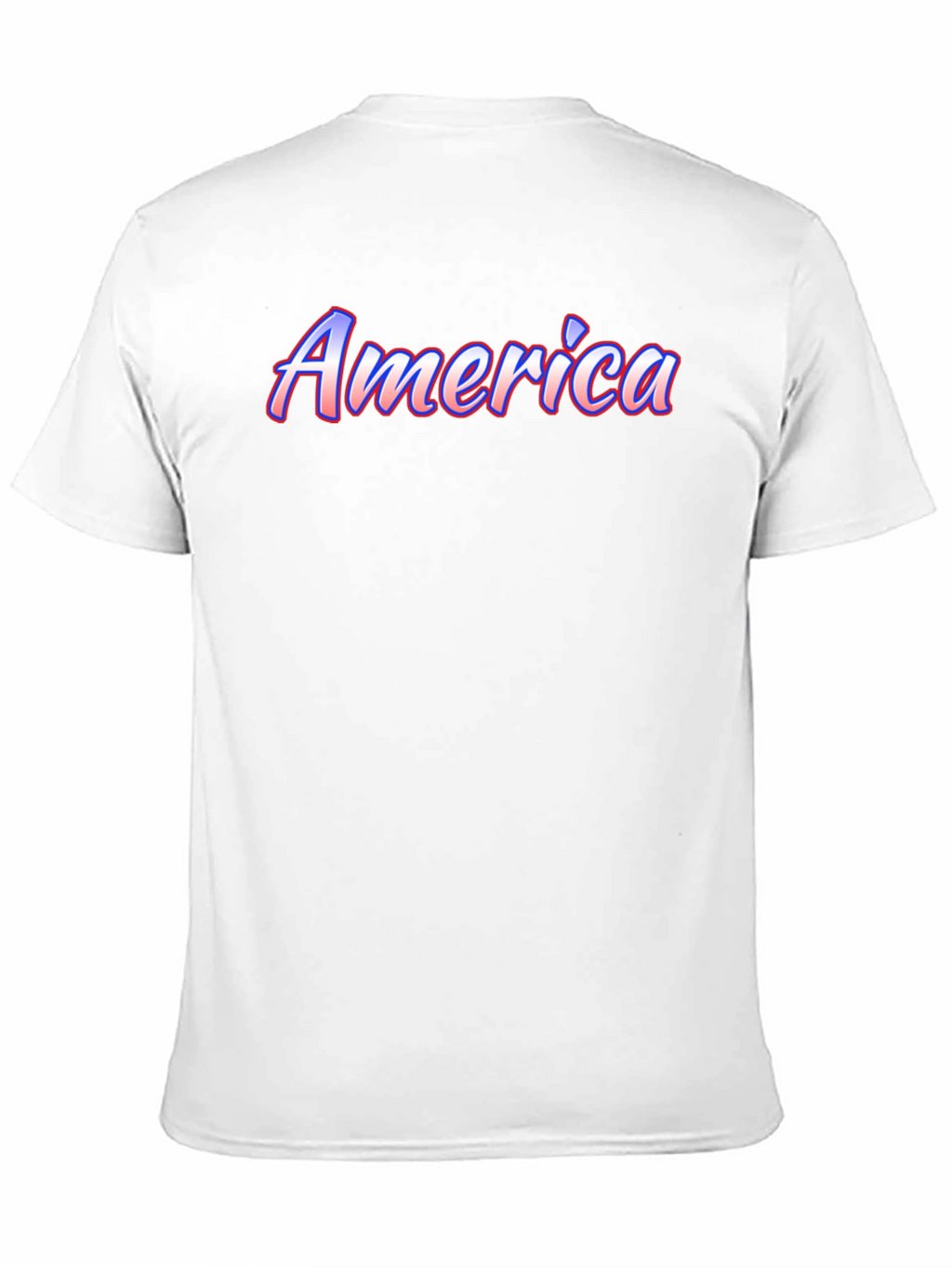 America Graphic Print Black T-Shirt
