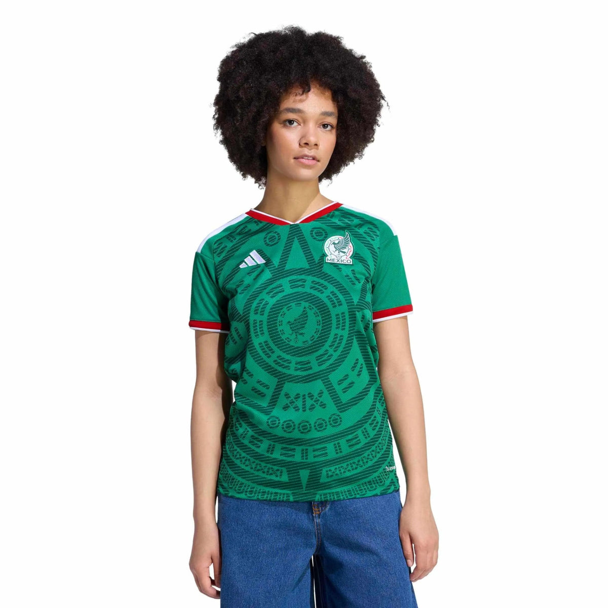 2026 Mexico Women's Stadium Home Soccer Jersey (Custom)