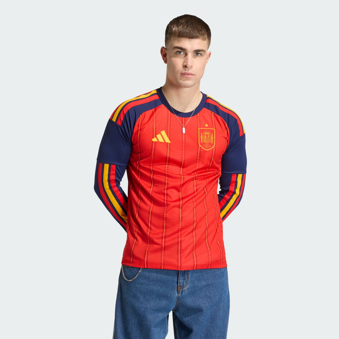 Spain Home Long Sleeve Jersey World Cup 2026