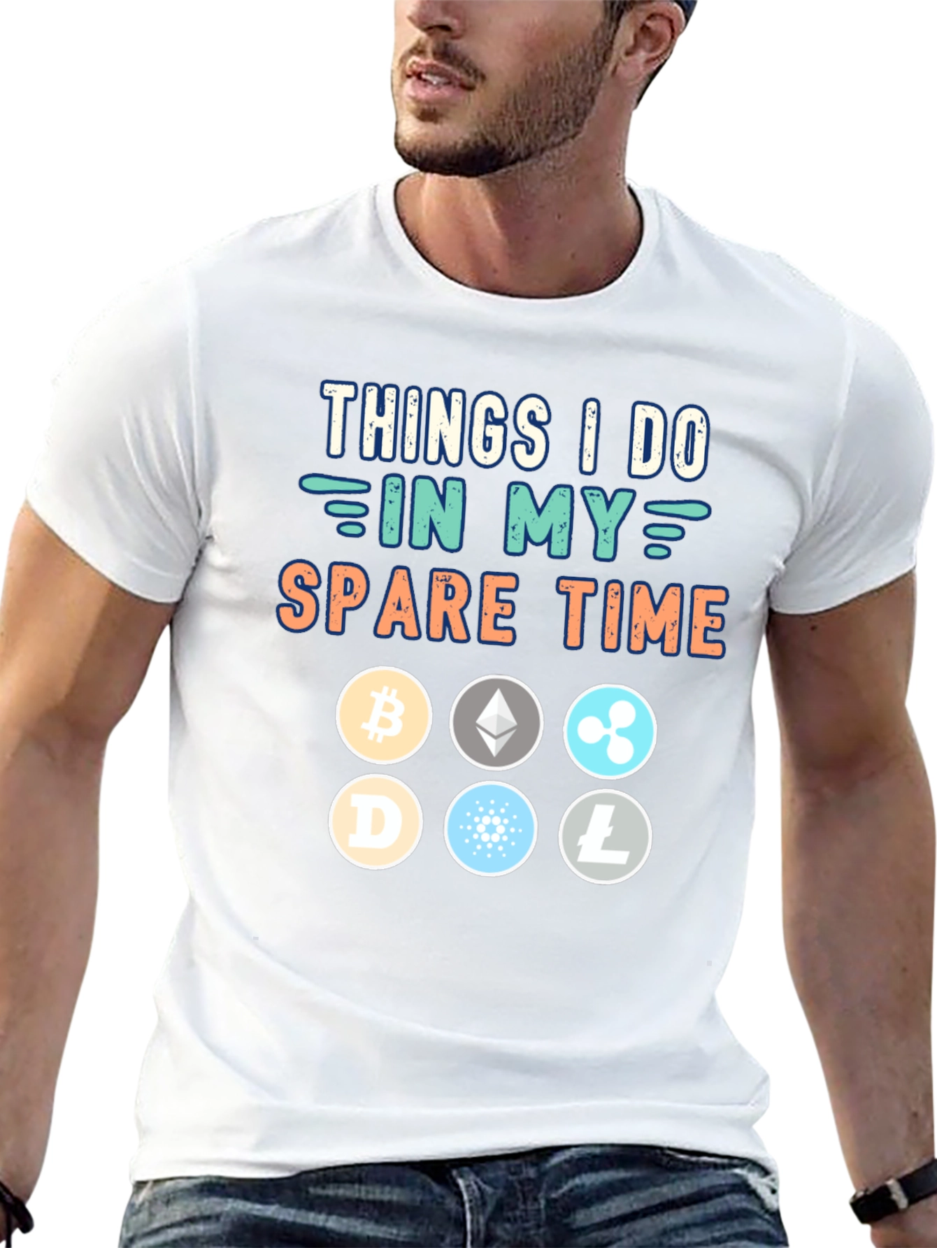 Crypto Investor T-Shirt - Things I Do In My Spare Time