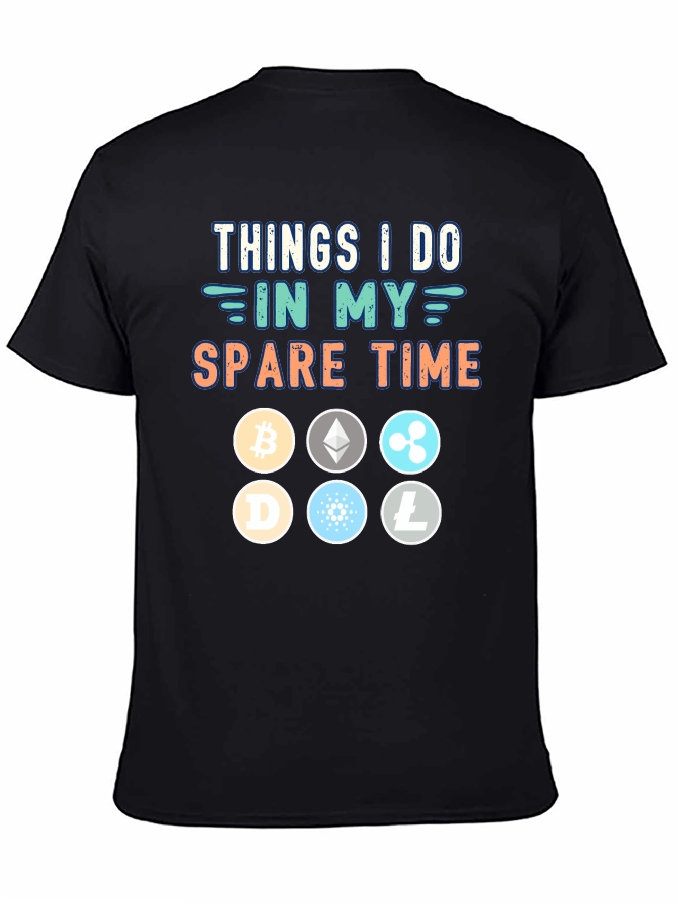 Crypto Investor T-Shirt - Things I Do In My Spare Time