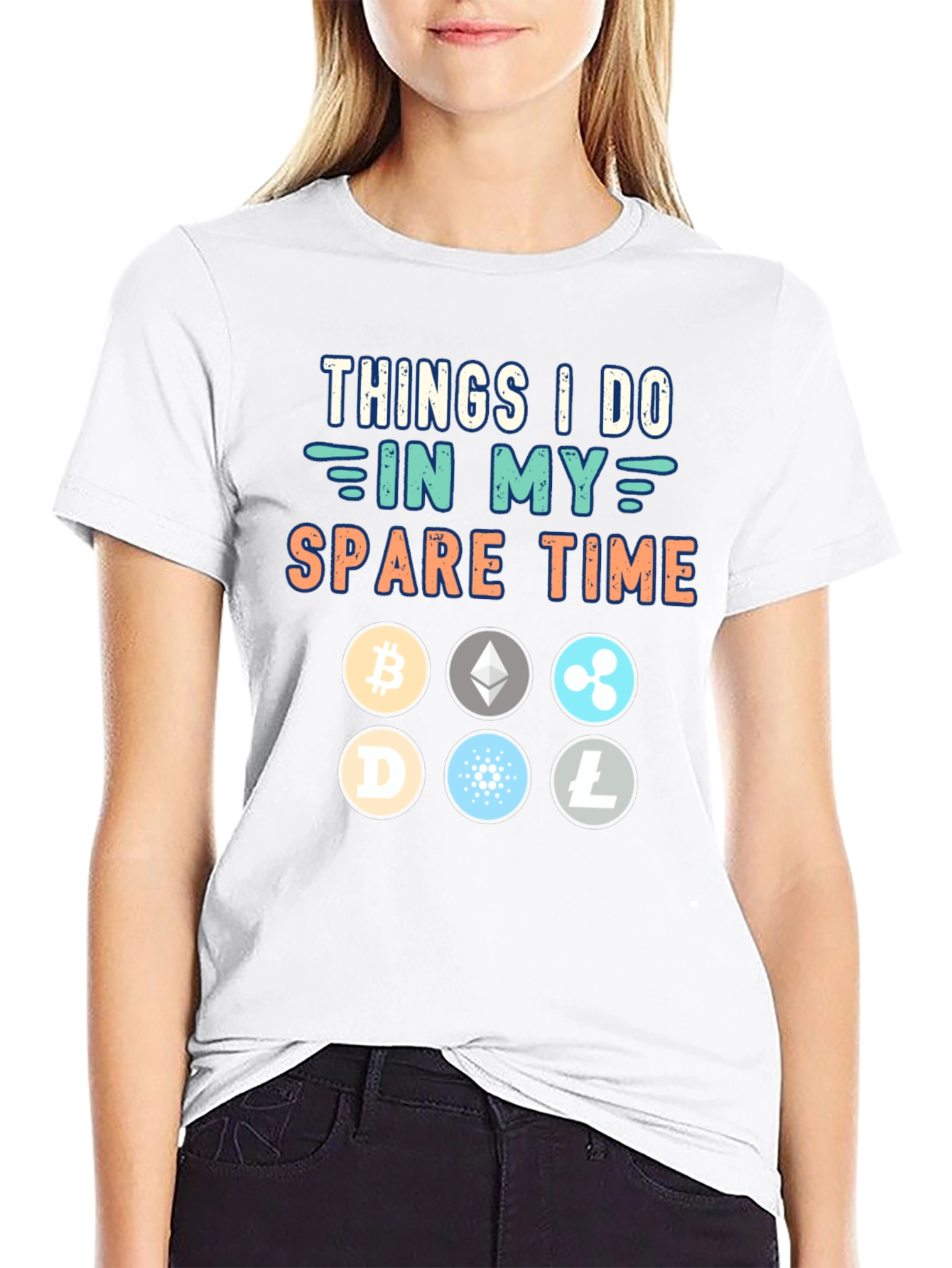 Crypto Investor T-Shirt - Things I Do In My Spare Time