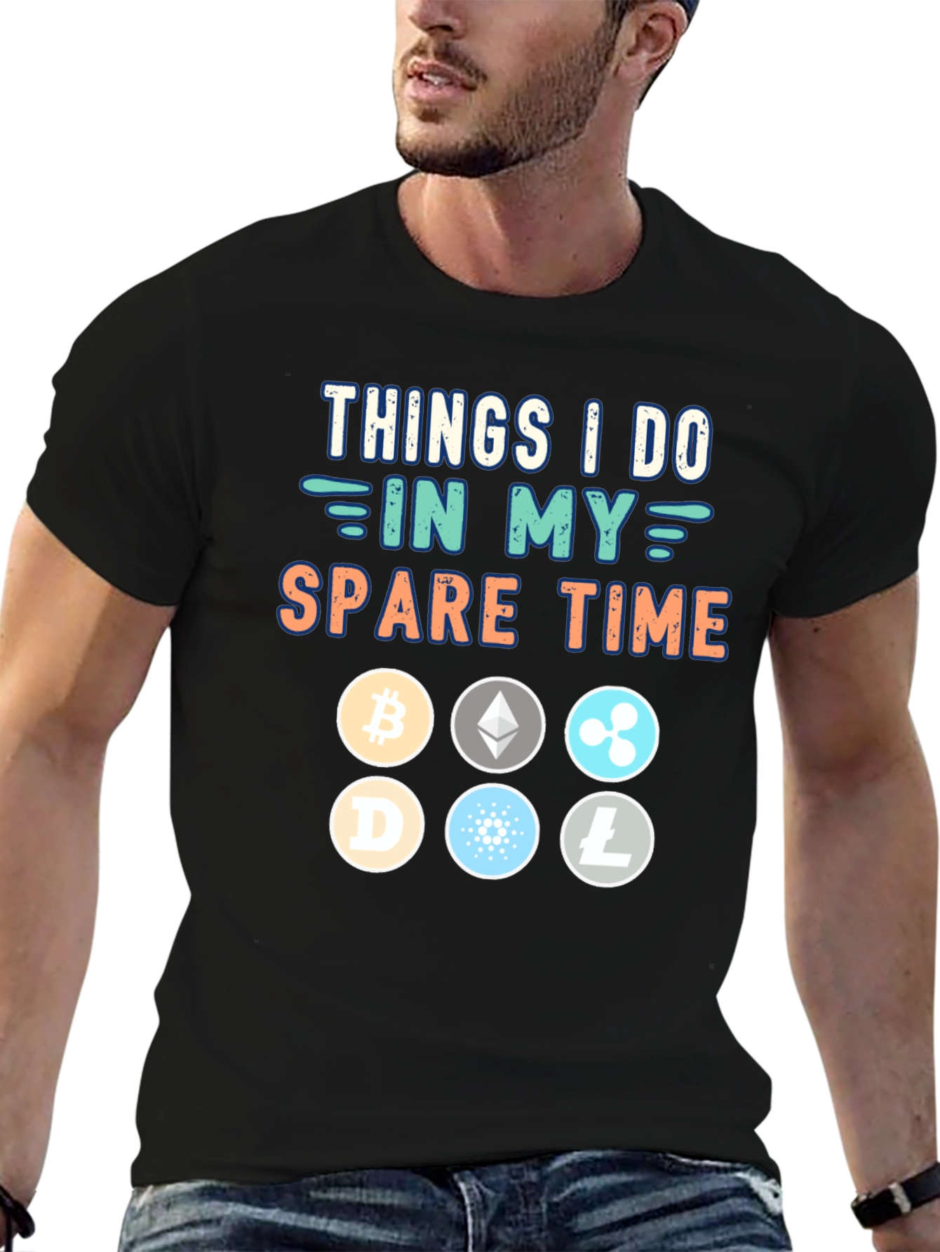 Crypto Investor T-Shirt - Things I Do In My Spare Time