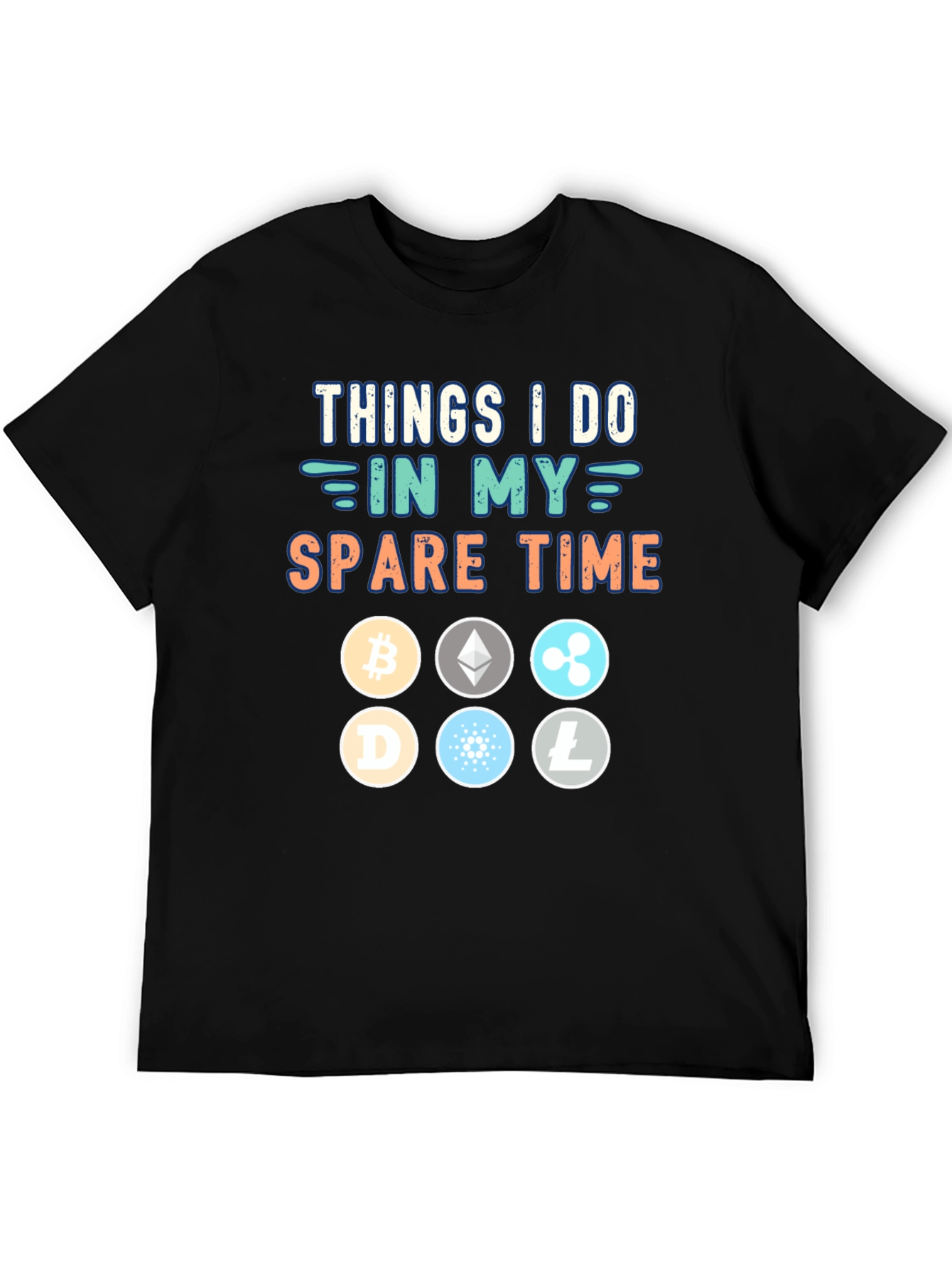 Crypto Investor T-Shirt - Things I Do In My Spare Time