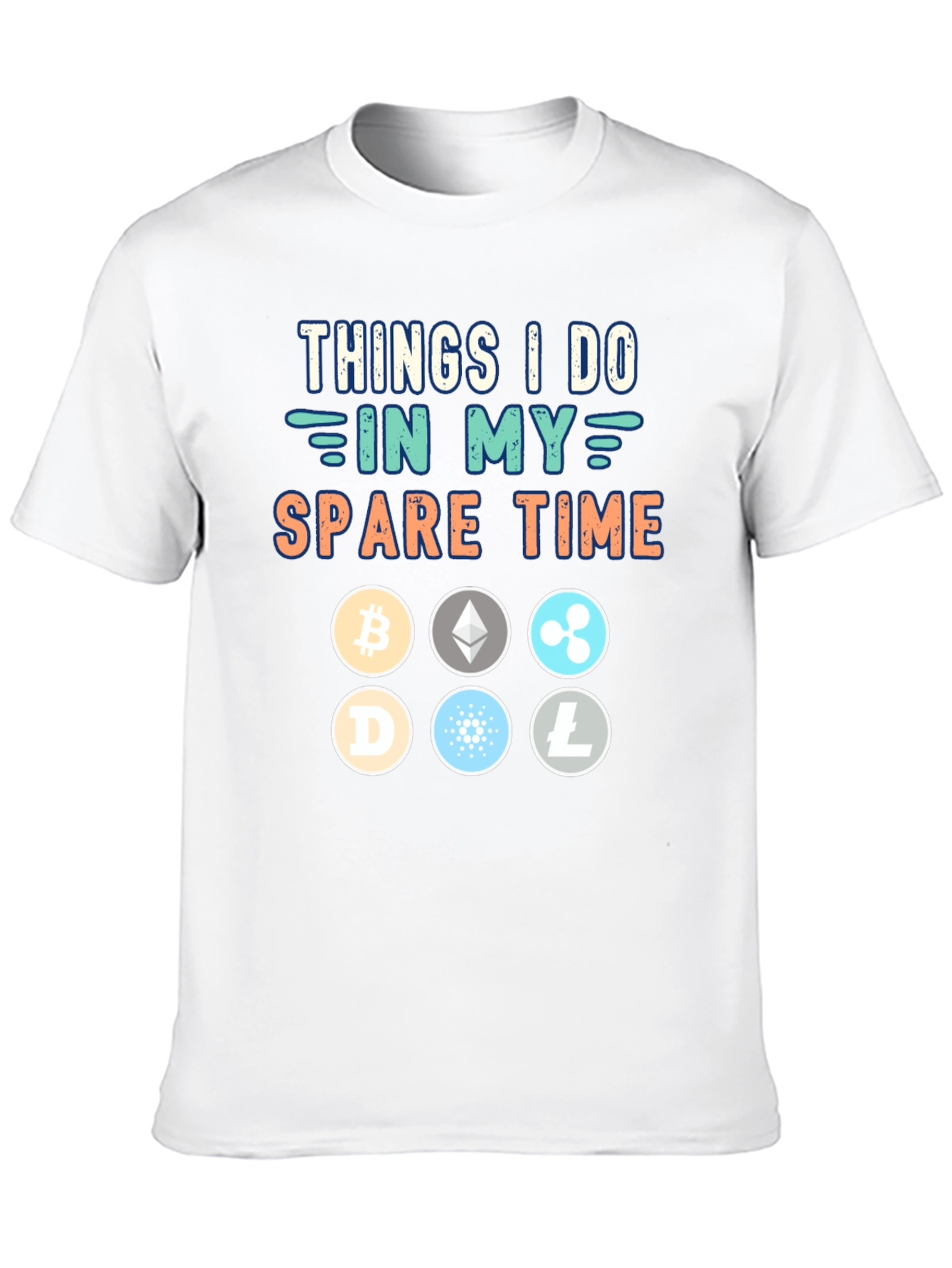 Crypto Investor T-Shirt - Things I Do In My Spare Time