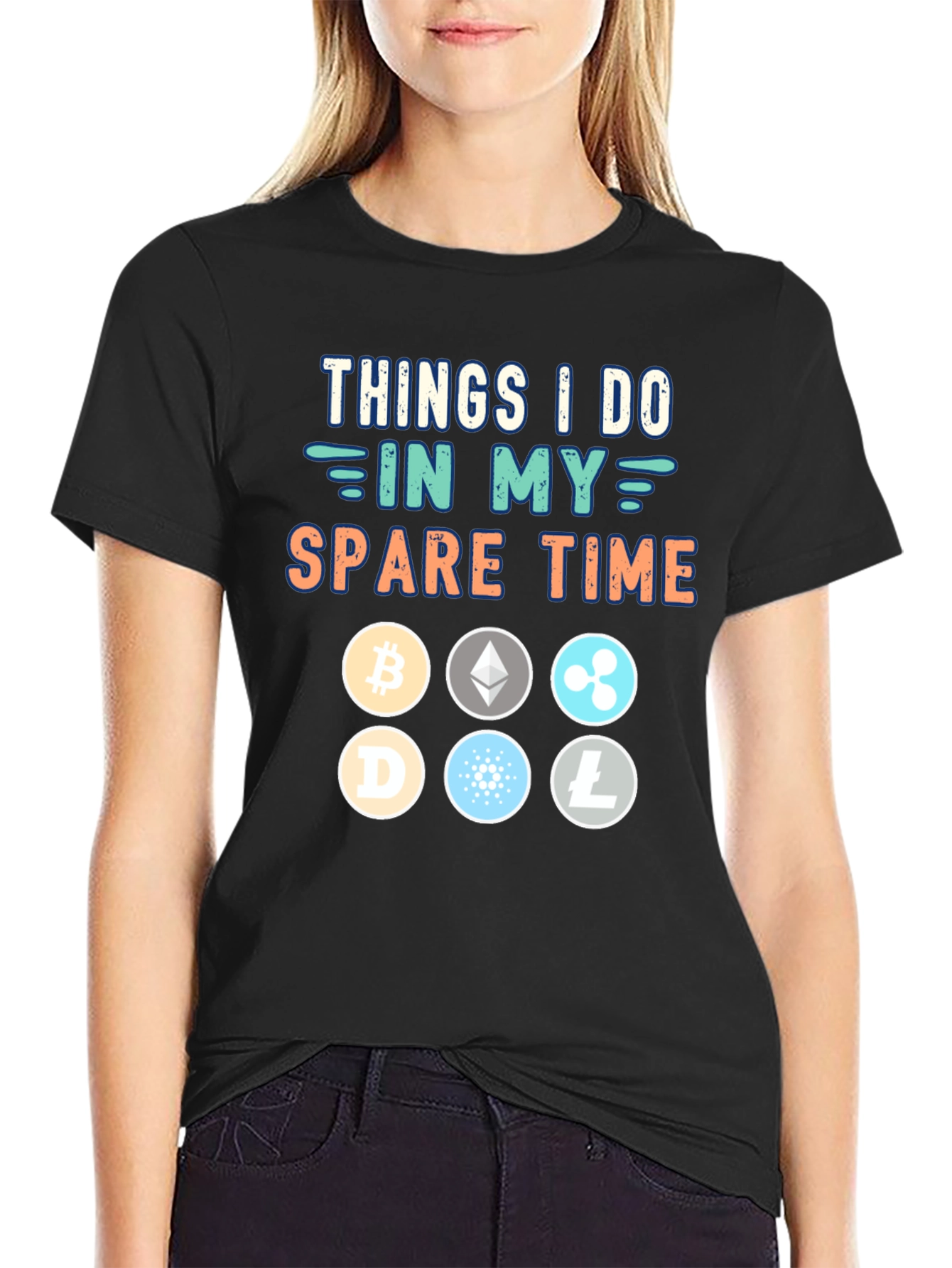 Crypto Investor T-Shirt - Things I Do In My Spare Time