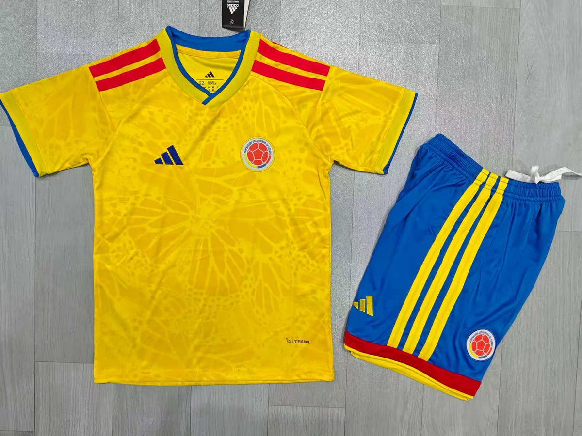 KIDS Colombia National Team Copa America Home Mini Kit
