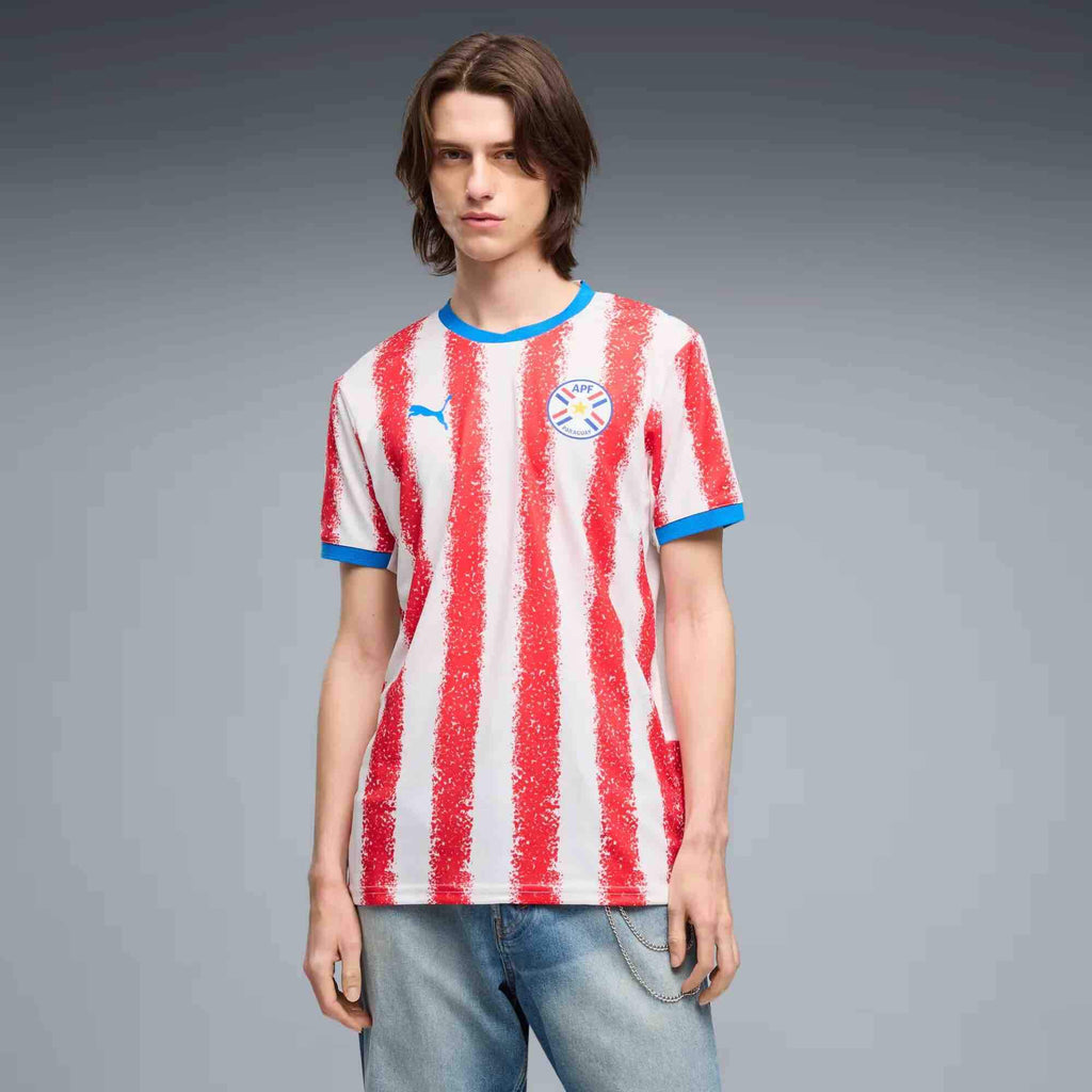 2026 Paraguay Men's Stadium Home Soccer Jersey