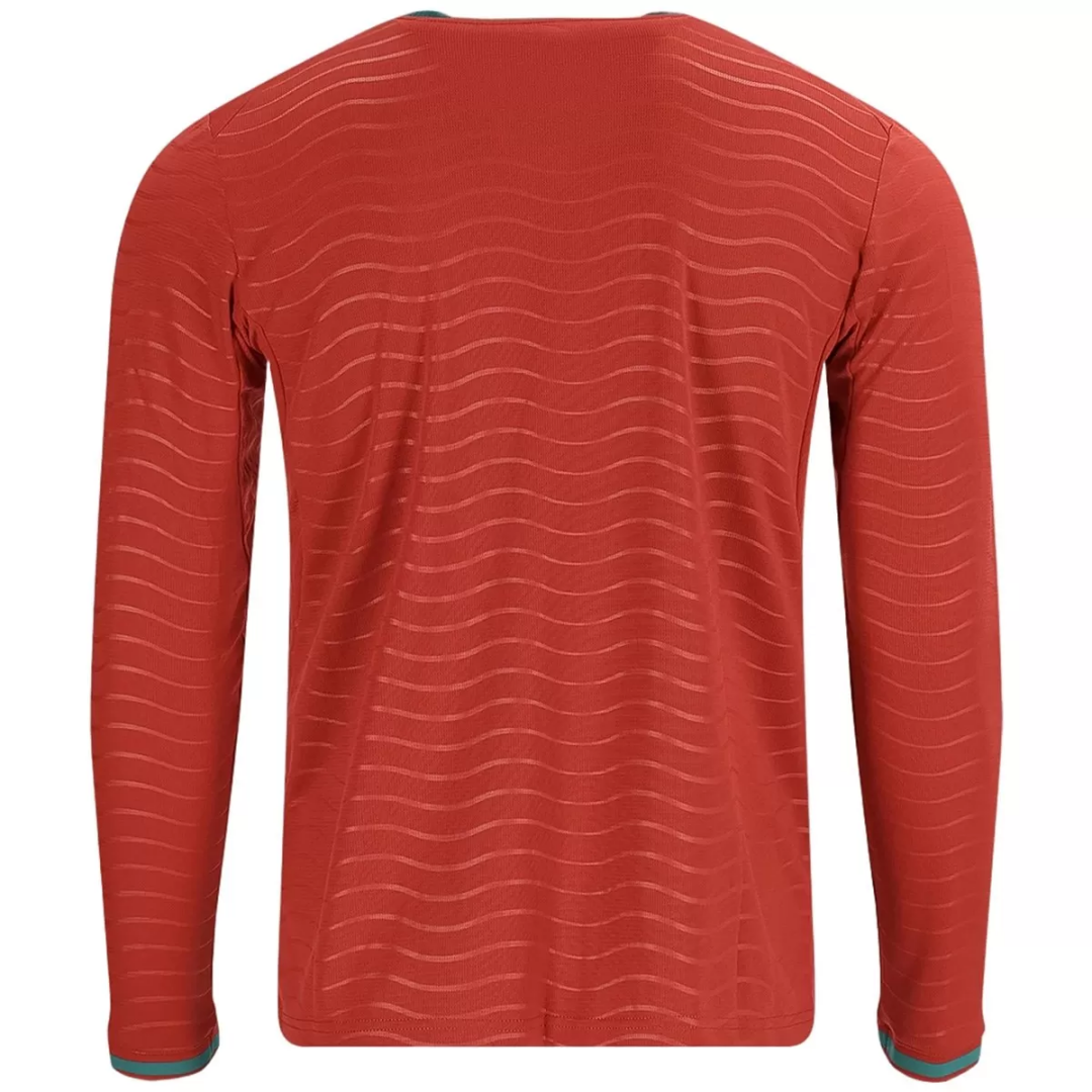 Player Version Portugal Home Long Sleeve Authentic Jersey World Cup 2026