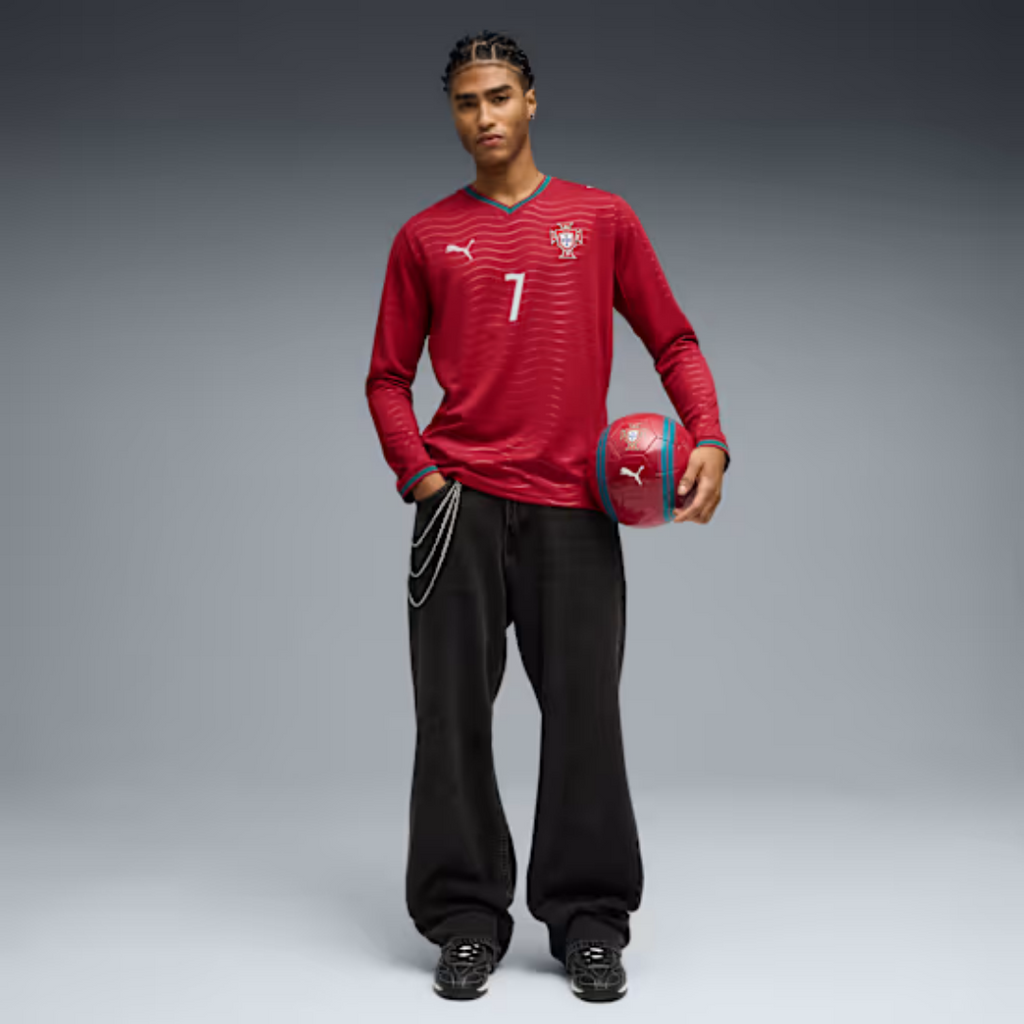 Player Version Portugal Home Long Sleeve Authentic Jersey World Cup 2026