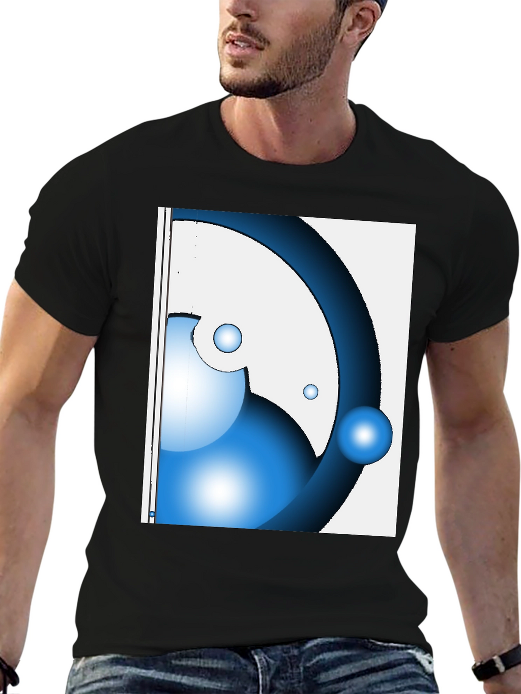 Abstract Graphic Tee - Modern Design T-Shirt