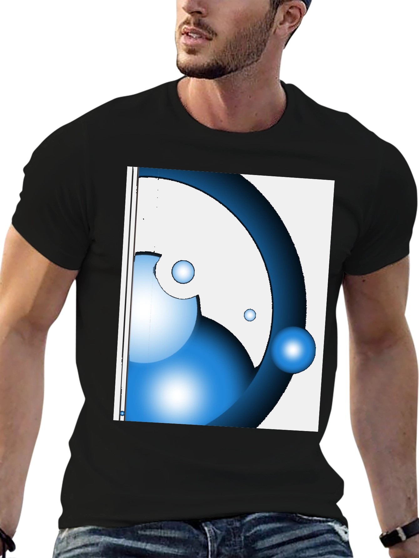 Abstract Graphic Tee - Modern Design T-Shirt