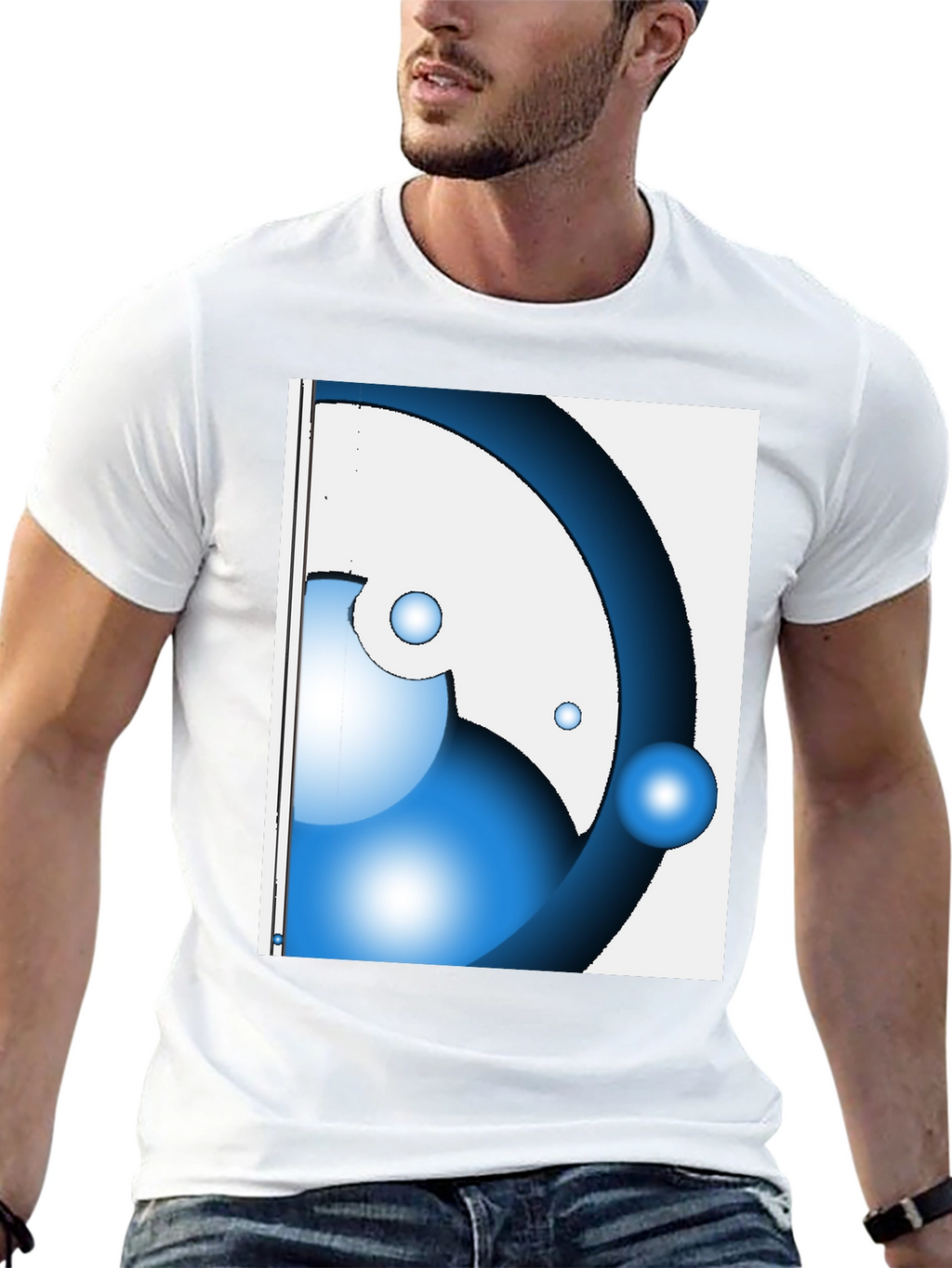 Abstract Graphic Tee - Modern Design T-Shirt