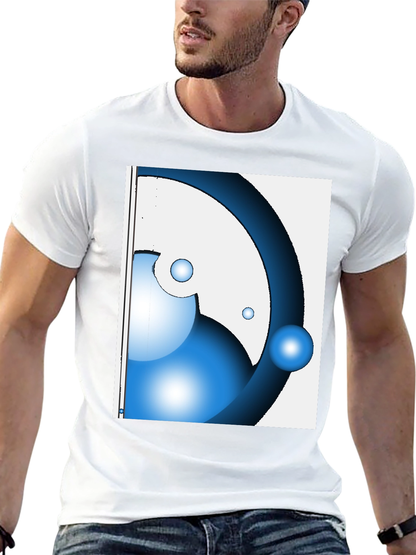 Abstract Graphic Tee - Modern Design T-Shirt