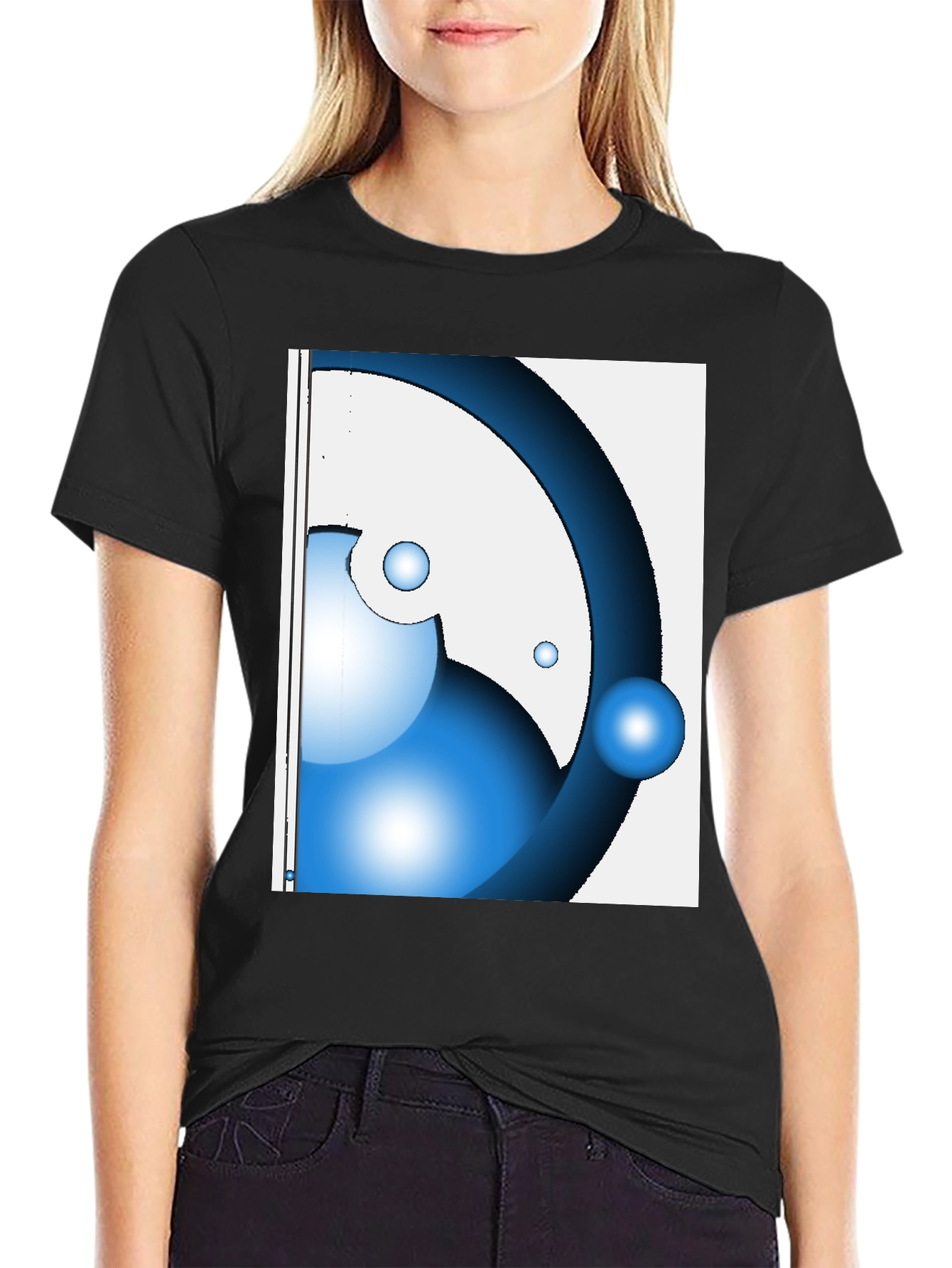Abstract Graphic Tee - Modern Design T-Shirt