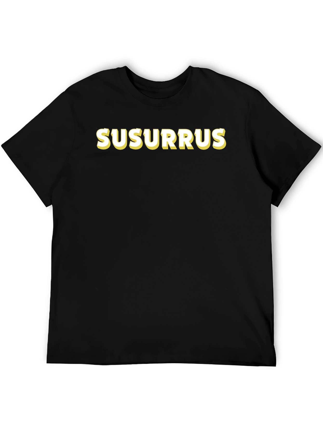 Susurrus Black T-Shirt - Whispering Style