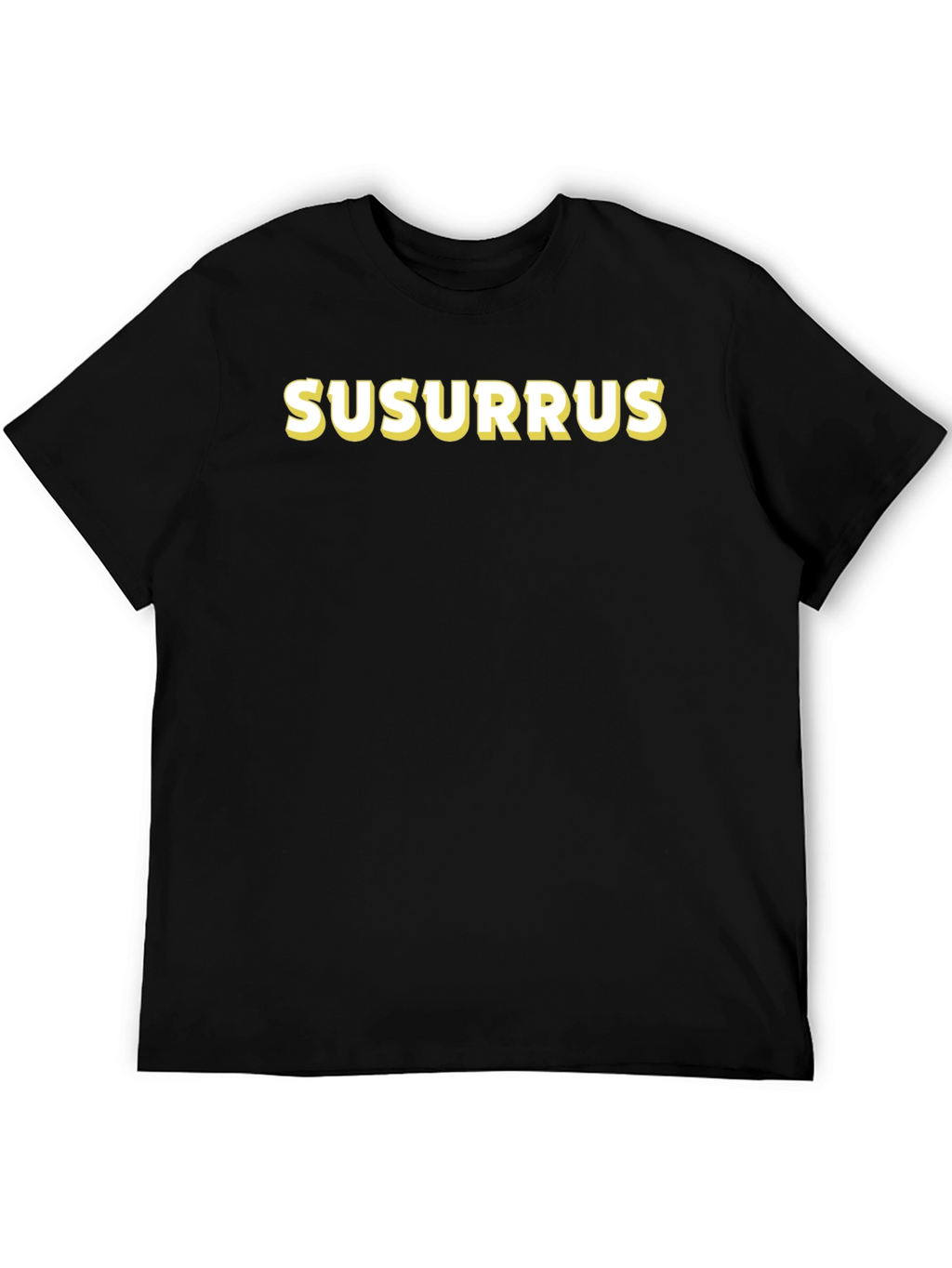 Susurrus Black T-Shirt - Whispering Style