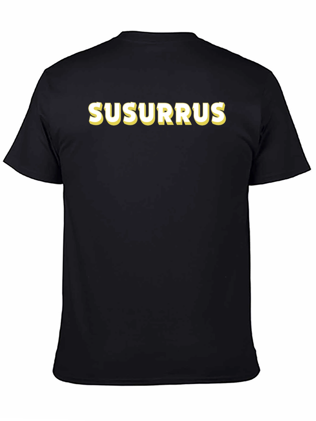 Susurrus Black T-Shirt - Whispering Style