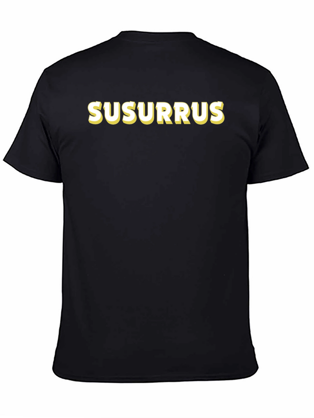 Susurrus Black T-Shirt - Whispering Style
