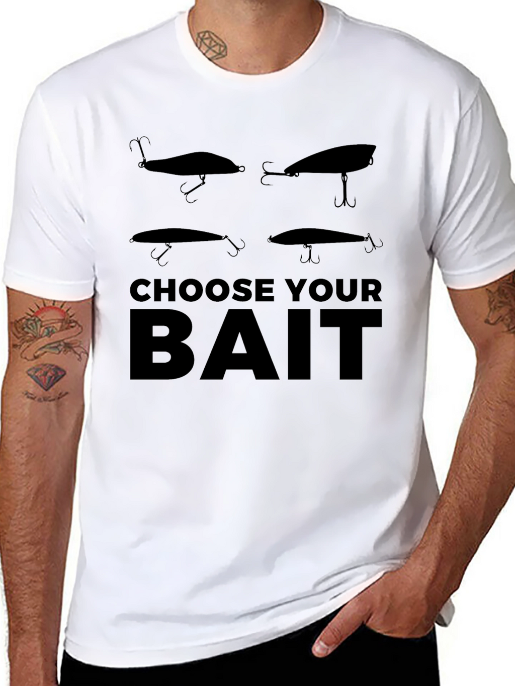Choose Your Bait Fishing Lure T-Shirt