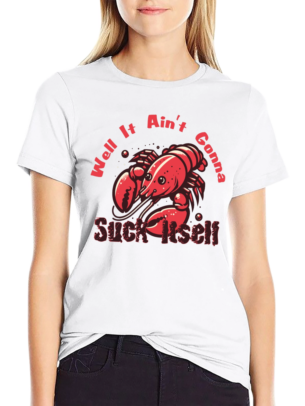 Crawfish Suck Itself Graphic T-Shirt