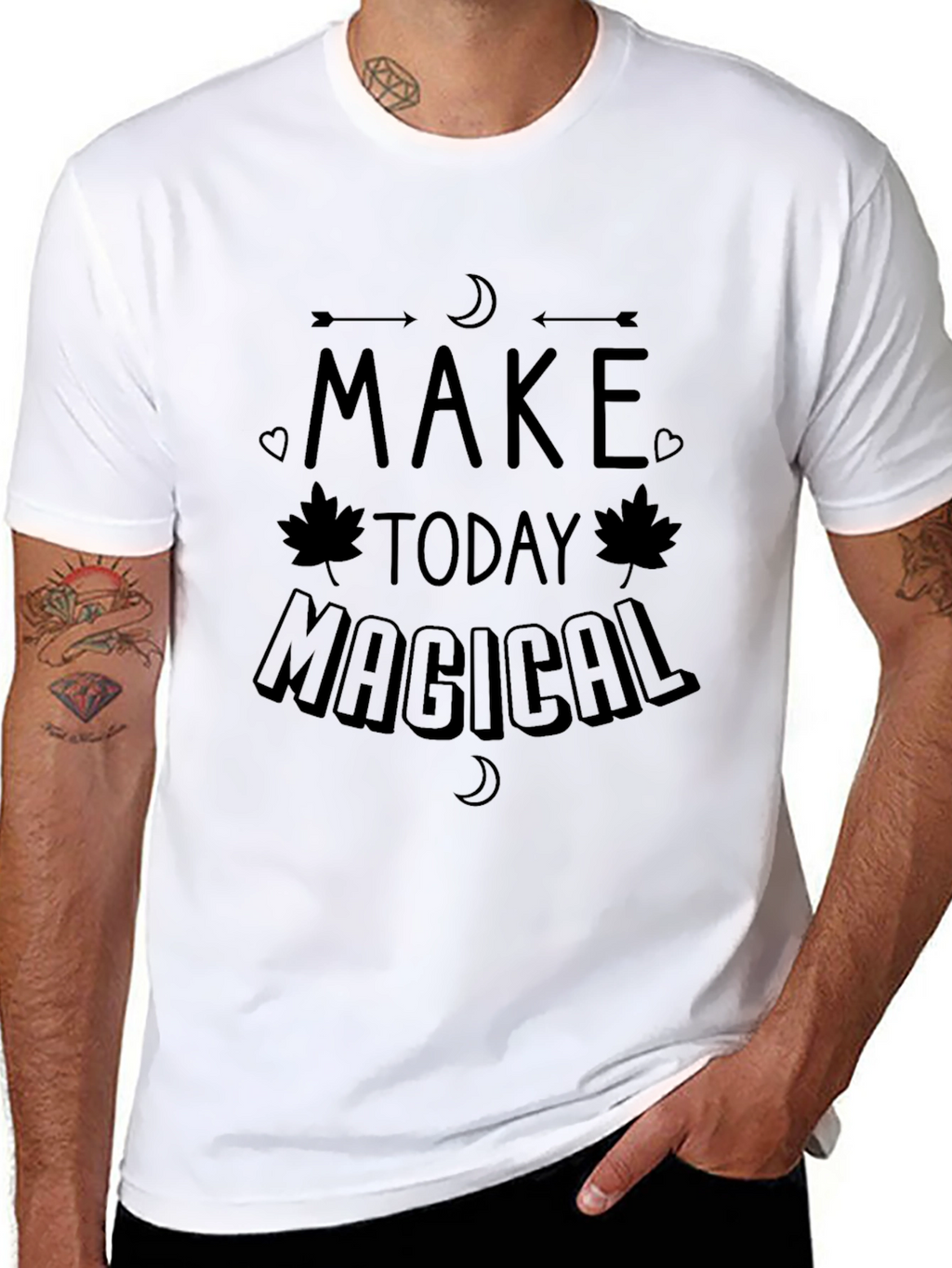Magical Today Black Graphic Tee