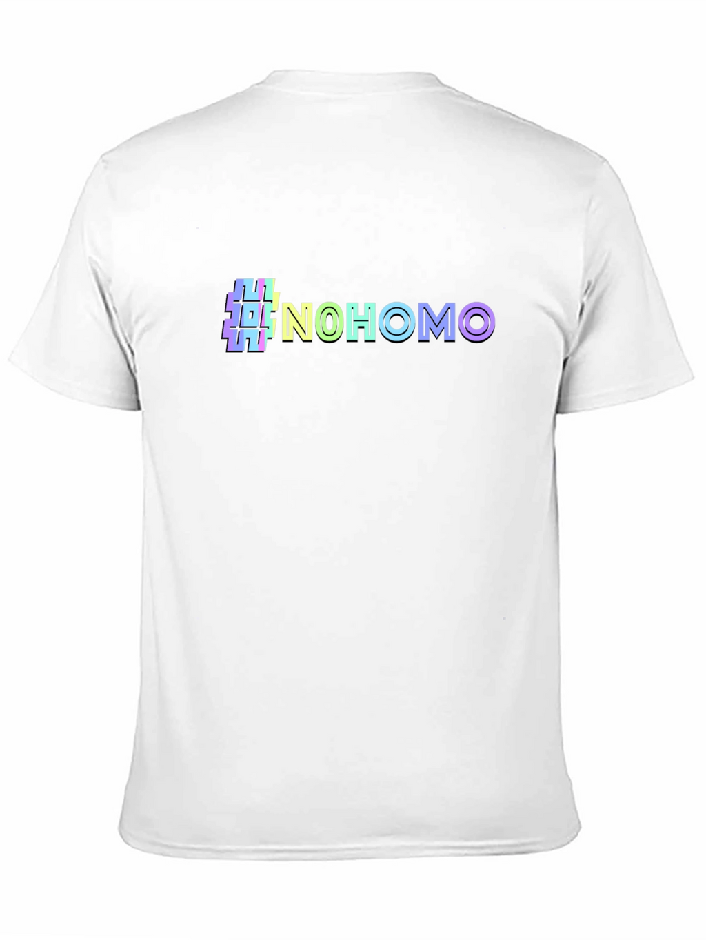 #NoHomo Graphic Print Crew Neck T-Shirt