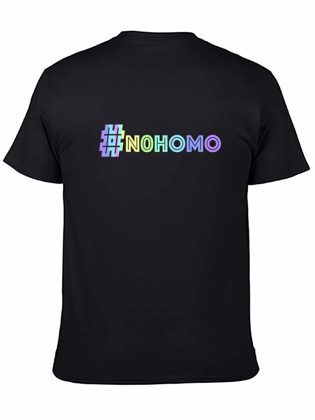 #NoHomo Graphic Print Crew Neck T-Shirt