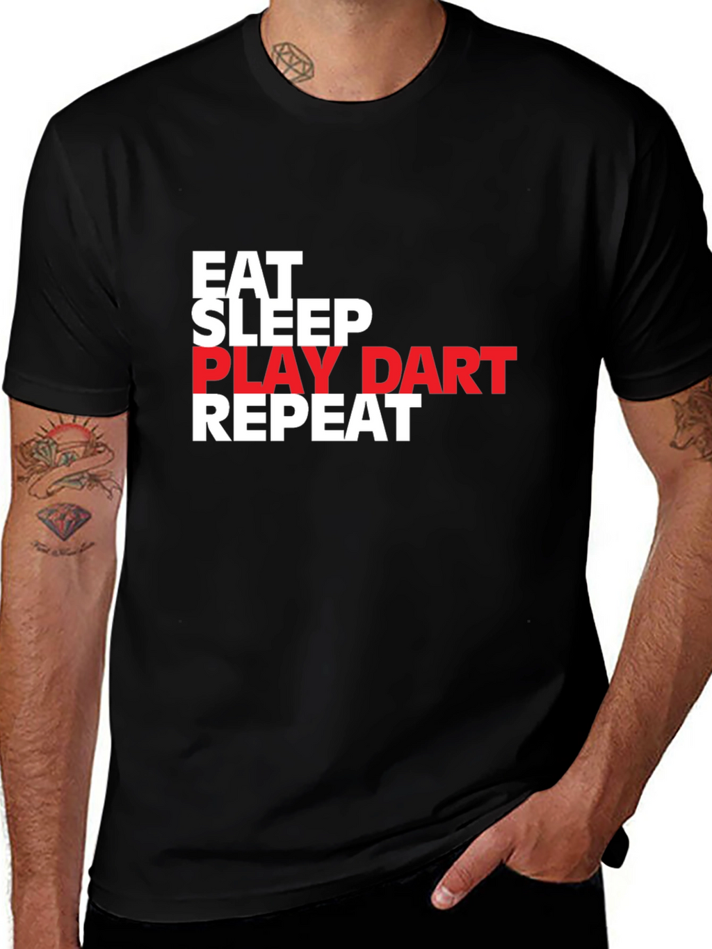 Eat Sleep Play Dart Repeat T-Shirt