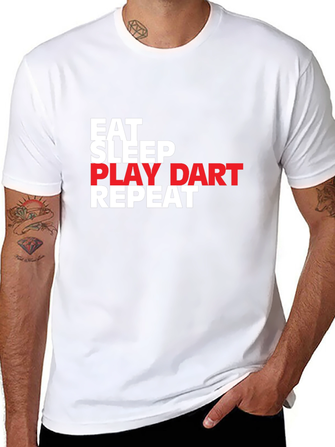 Eat Sleep Play Dart Repeat T-Shirt