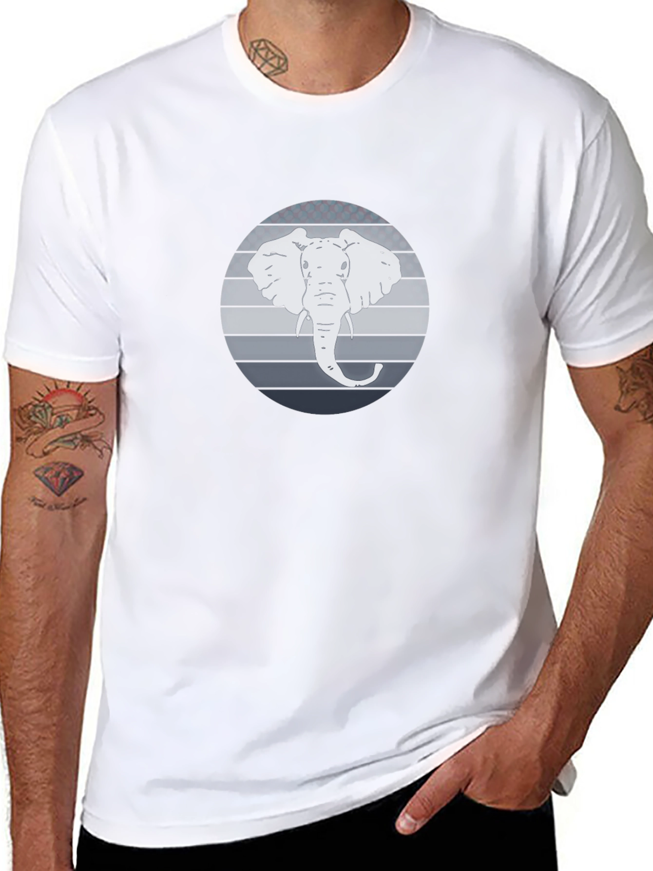 Elephant Graphic Tee - Stylish & Comfortable