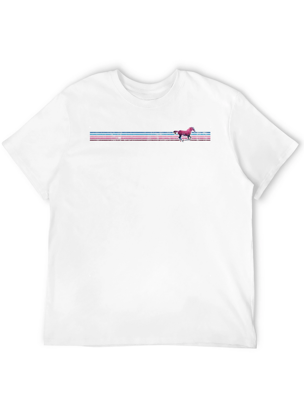 Retro Horse Graphic Tee - Black