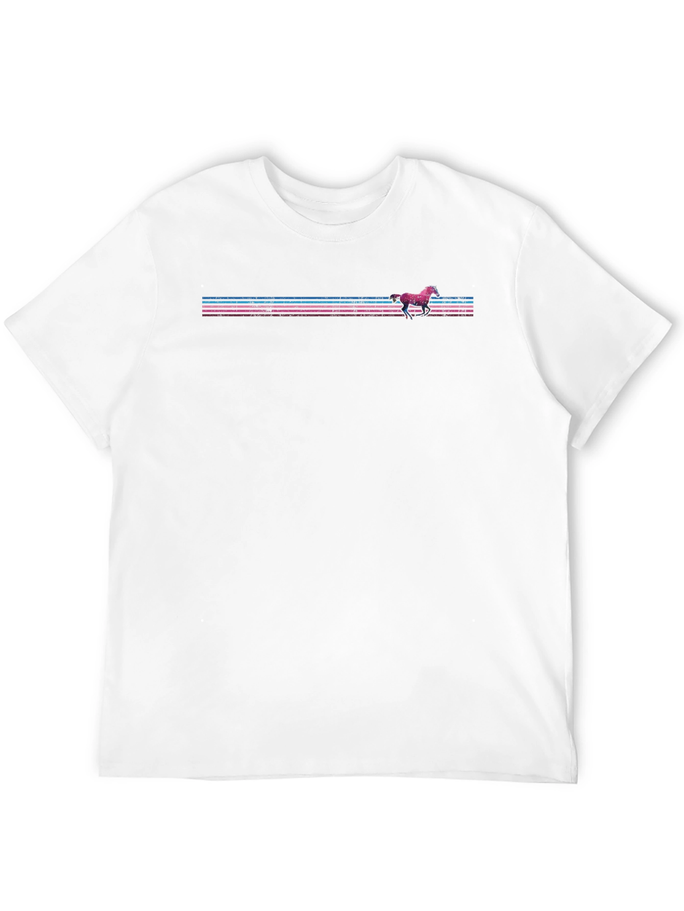 Retro Horse Graphic Tee - Black