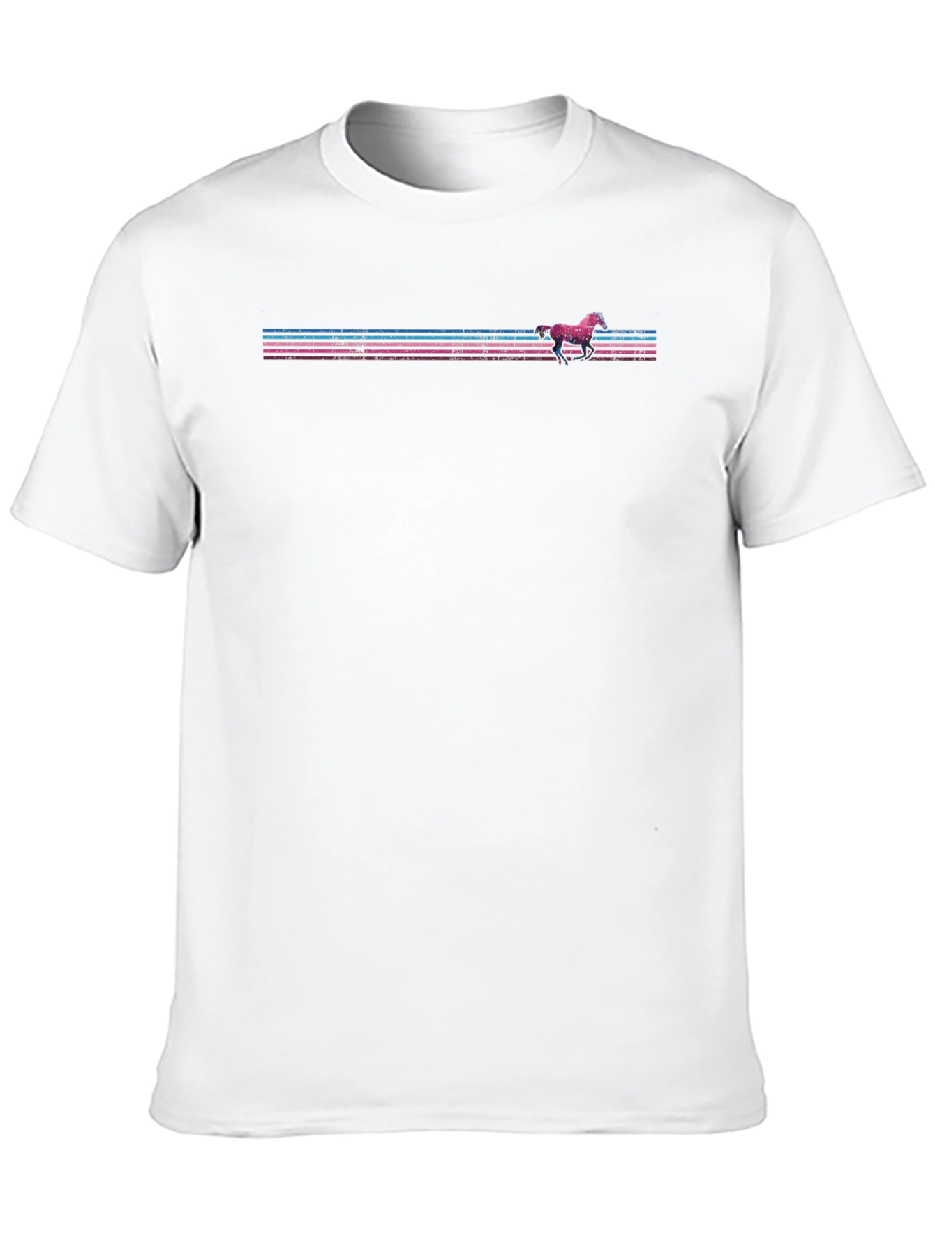 Retro Horse Graphic Tee - Black