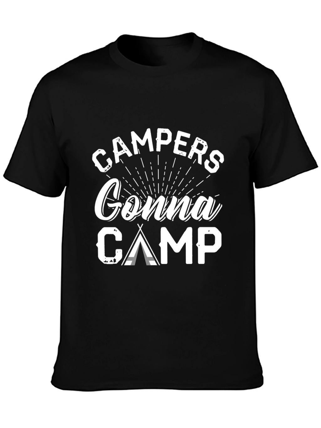 Campers Gonna Camp Black T-Shirt