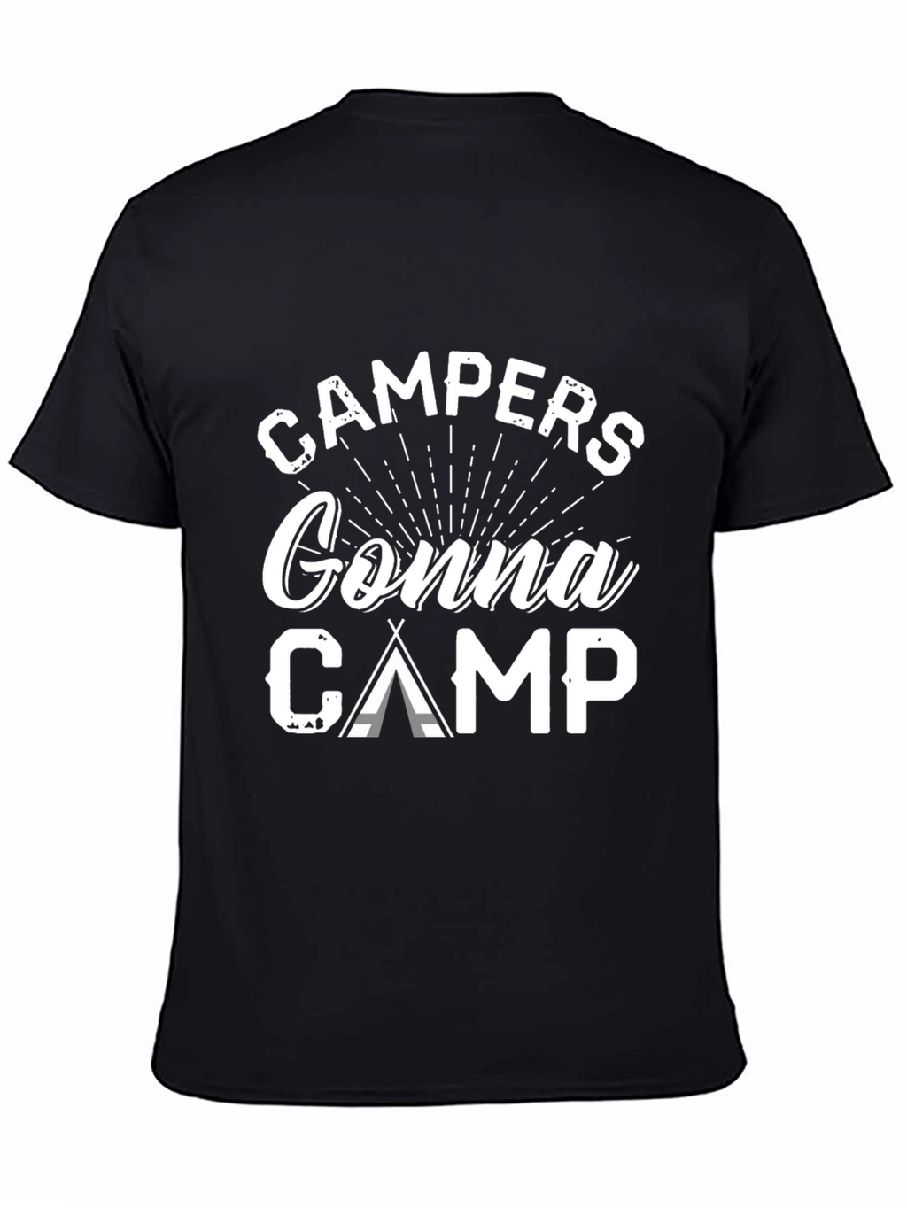 Campers Gonna Camp Black T-Shirt