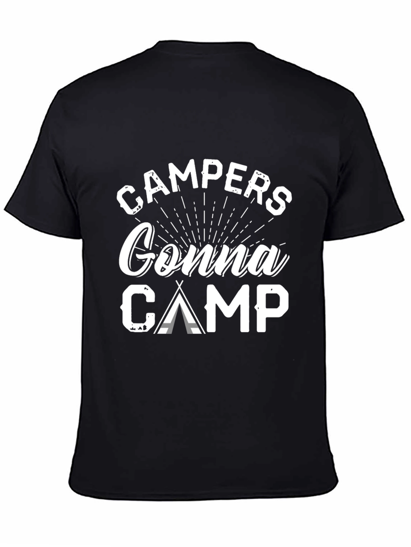 Campers Gonna Camp Black T-Shirt
