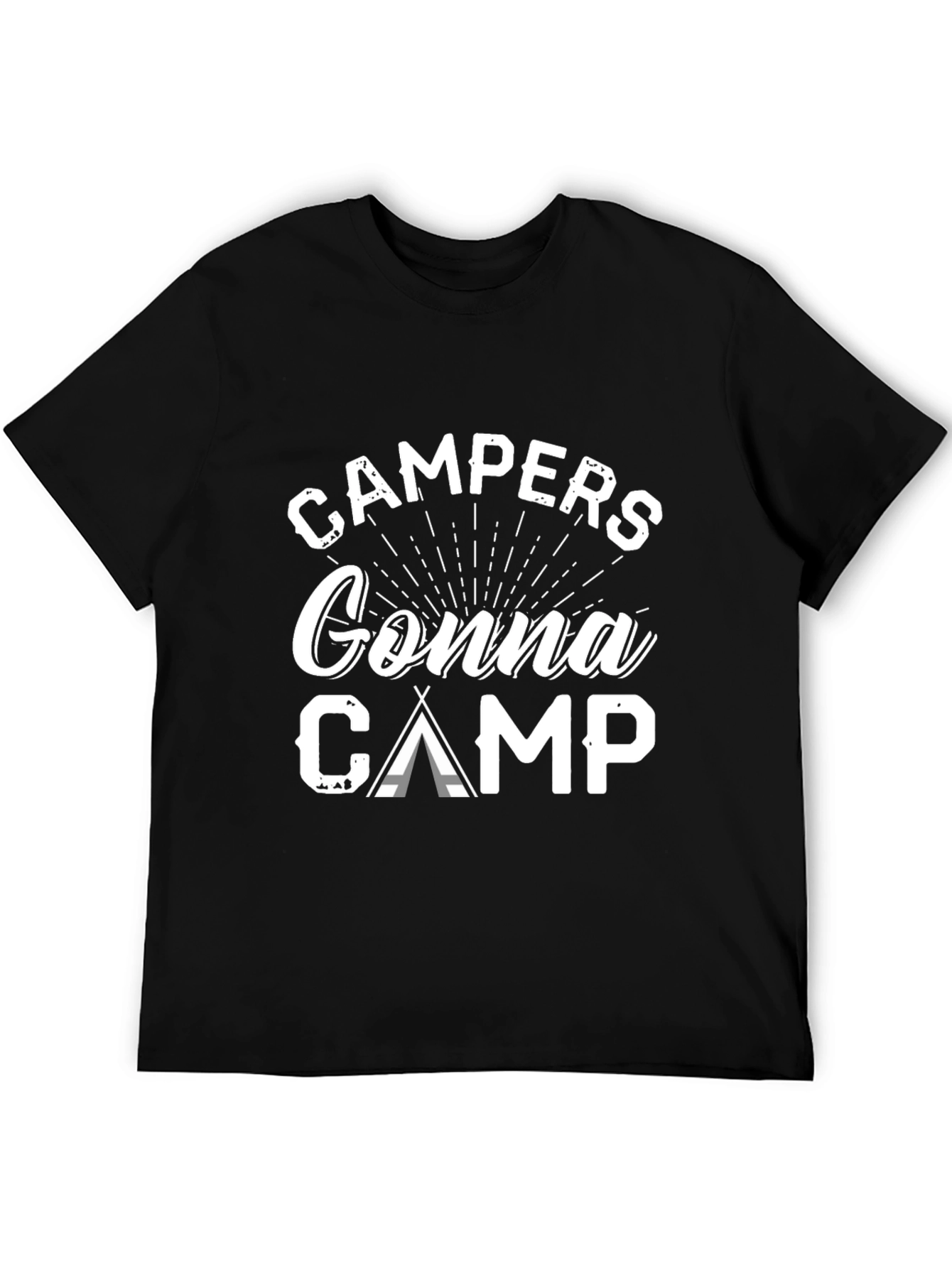 Campers Gonna Camp Black T-Shirt