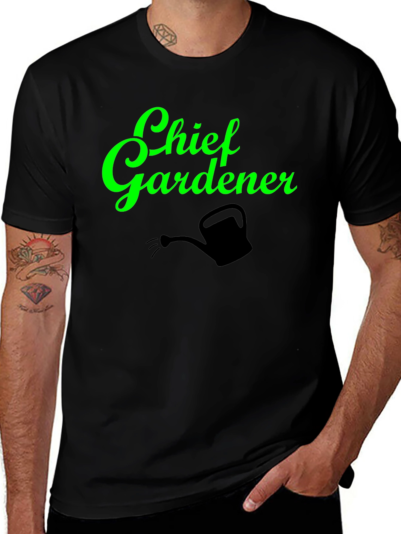 Chief Gardener T-Shirt - Funny Gardening Tee