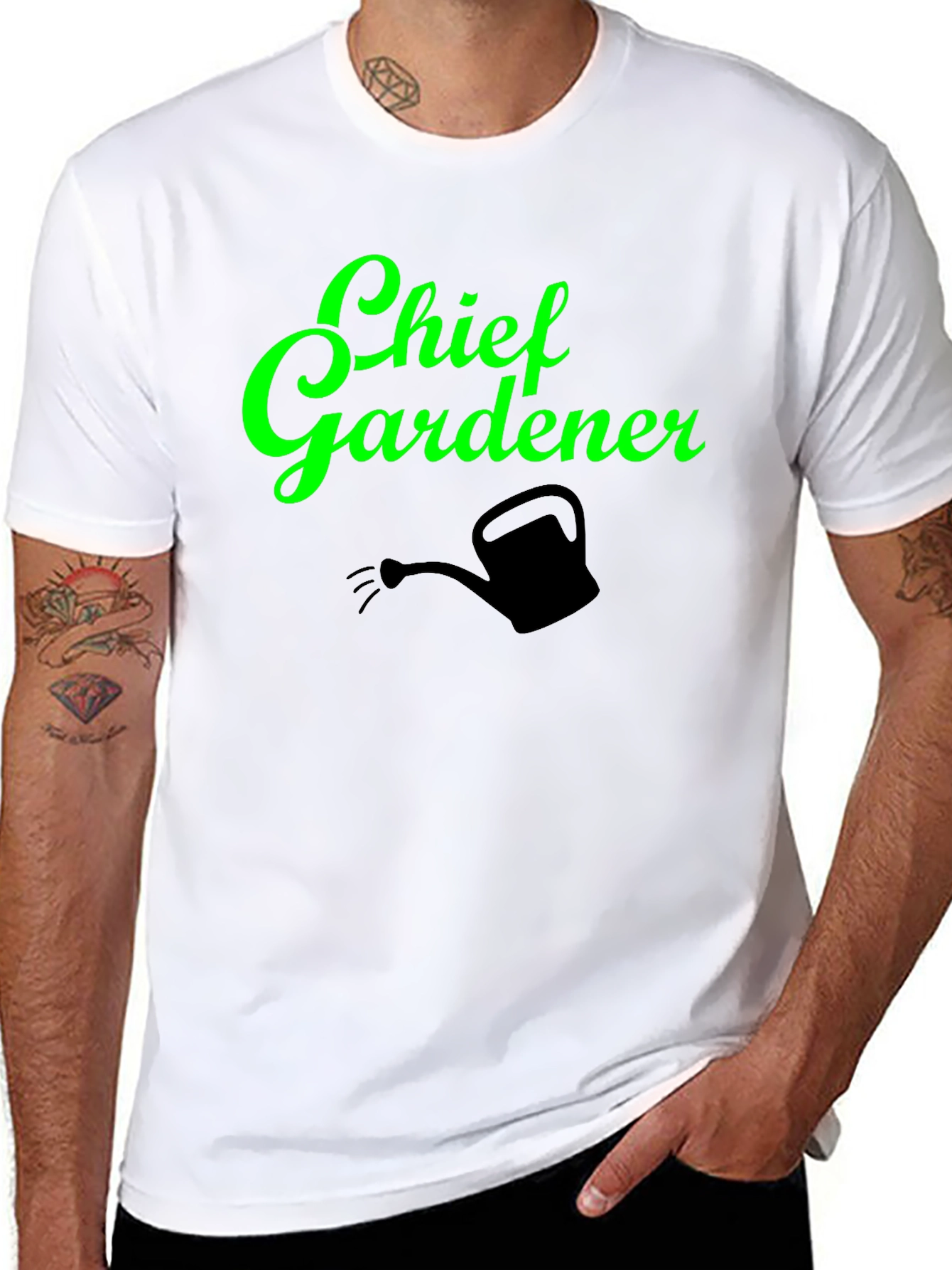 Chief Gardener T-Shirt - Funny Gardening Tee