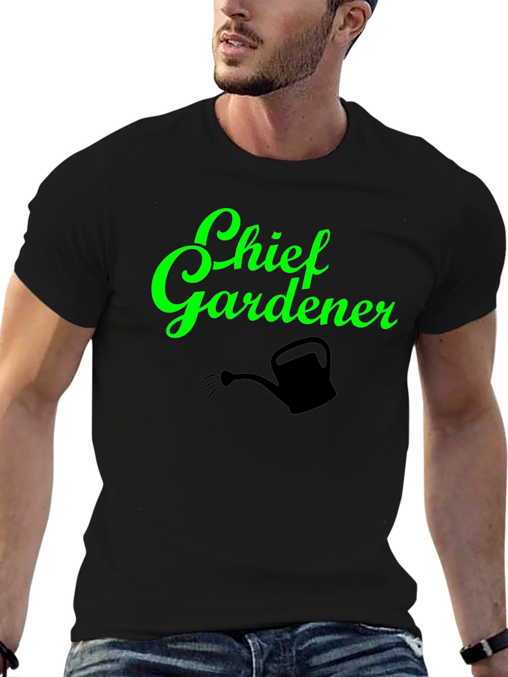 Chief Gardener T-Shirt - Funny Gardening Tee