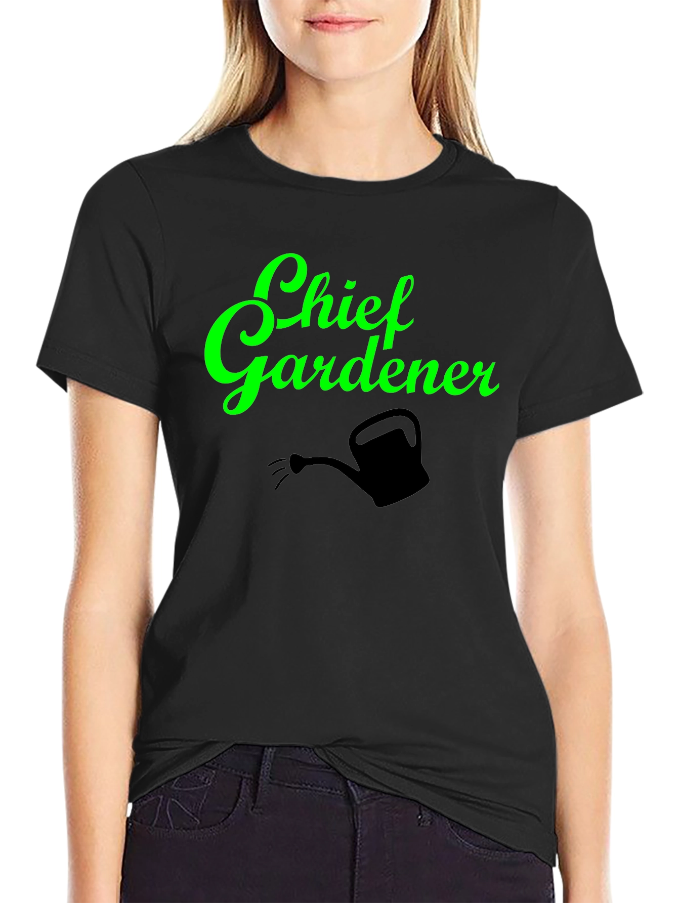 Chief Gardener T-Shirt - Funny Gardening Tee